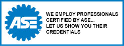 At Grandview Tire & Auto - Vernon We Employ Technicians Certified by ASE... Let us Show You Their Credentials.